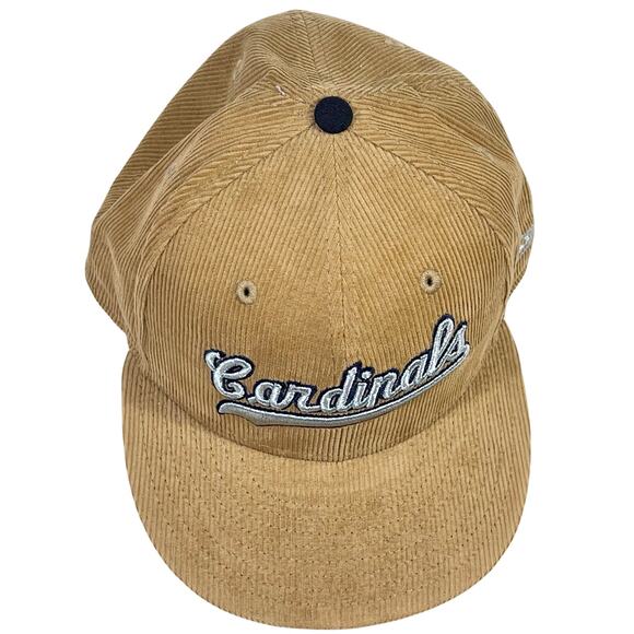 St. Louis Cardinals Corduroy New Era Cooperstown MLB Fitted Hat 7 5/8 New - Picture 3 of 6